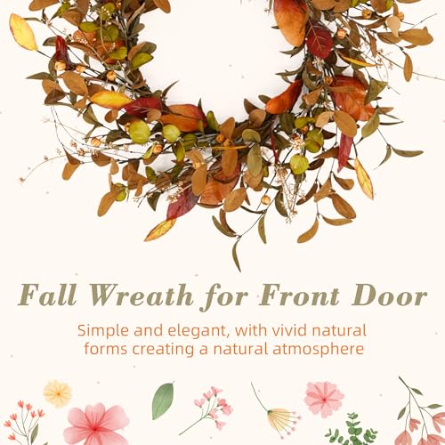 Sherum Fall wreath for the front door