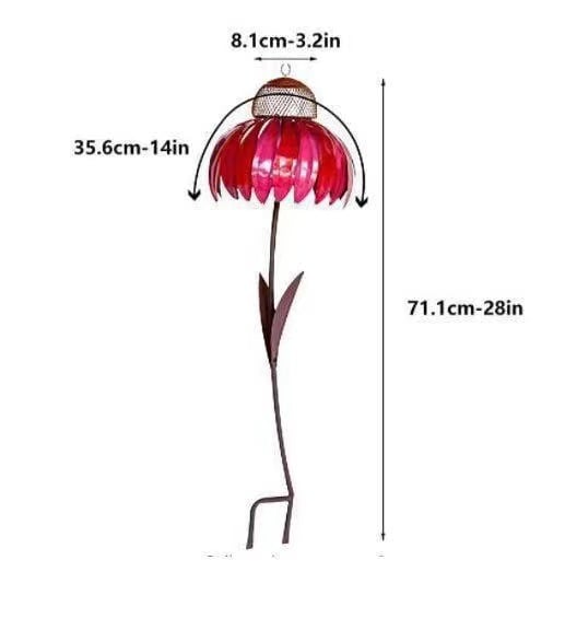 Sherum Outdoor Flower Bird Feeder